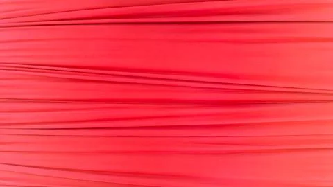 Red Fabric Texture With Soft Horizontal Folds on White Isolated Background Stock Photos