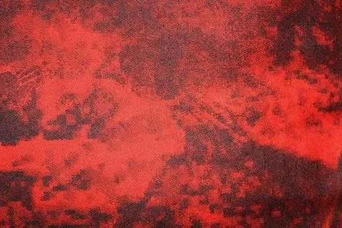 Red fabric texture with an unusual pattern Foto stock