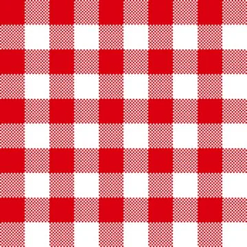 Red fabric texture. Vector illustration. Stock Illustration