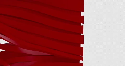 Red Fabric Transitions Animation Stock Footage 233980195