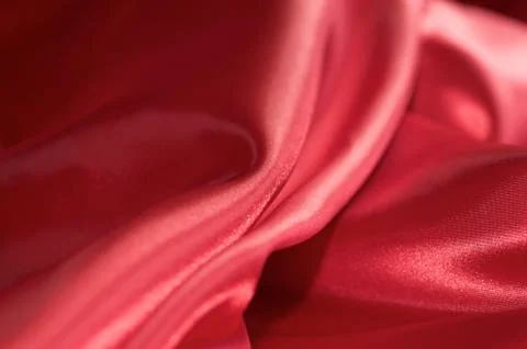 Red fabrics Stock Photos