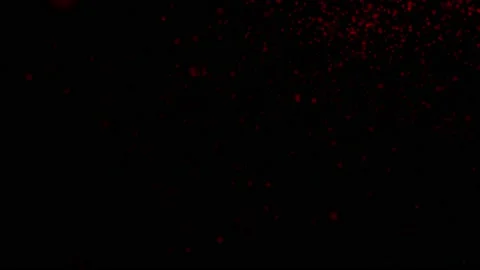 Red Falling Heavy Snow. Blizzard Animation. 4K Stock Footage 209274570