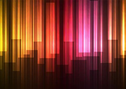 Red falling speed bar overlap in dark background Stock Illustration