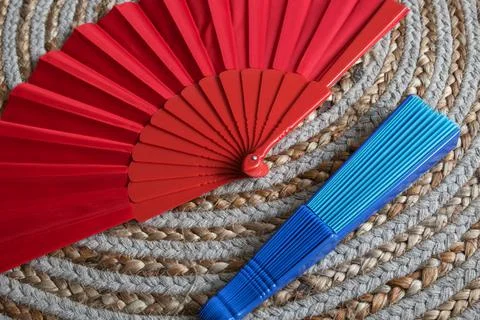 A red fan from Spain Stock Photos