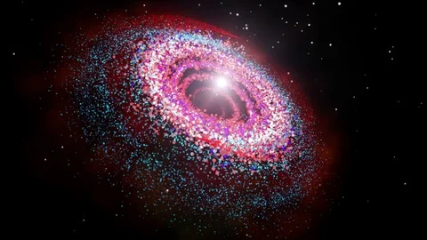 Red Fast Galaxy, CG 動画素材 72323120