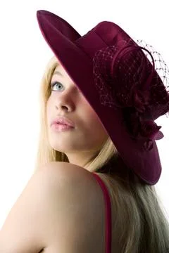The red fedora Stock Photos