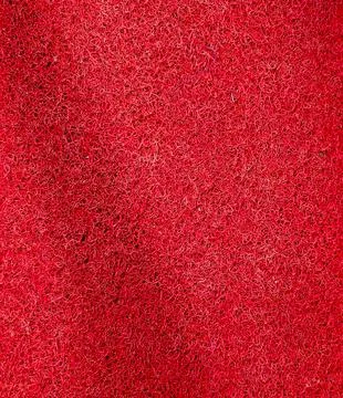 Red felt fabric texture with soft surface and fuzzy warm textile feel Stock Photos