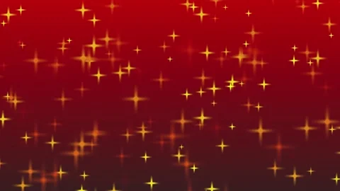 Red festive background with golden sparkling stars rising up slowly and gen.. Stock Footage 334829786