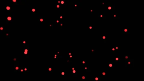 Red Festive Blinking Bokeh Lights Background VJ Loop in 4K Stock Footage 341676239