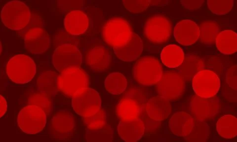 Red festive bokeh background, red circles, holiday, light effect Stock-Illustration