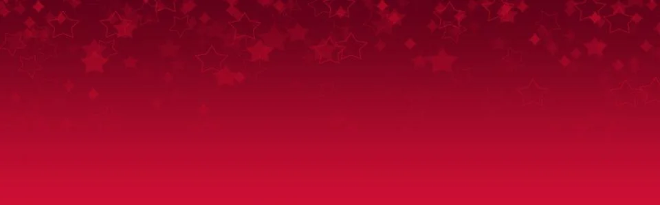 Red festive gradient background shooting stars, blank banner with copy space, Stock Illustration
