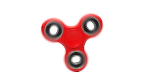 Red fidget spinner Vídeos de archivo 294494839