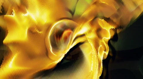 Red fiery sphere 1920 Stock Footage 520175