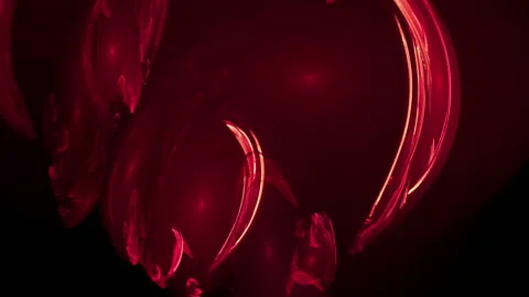 Red figures pattern abstract motion background Stock Footage 91146923