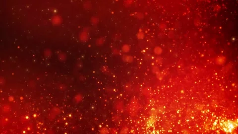 Red Fire Abstract Particles 4K Loop Stock Footage 293260589