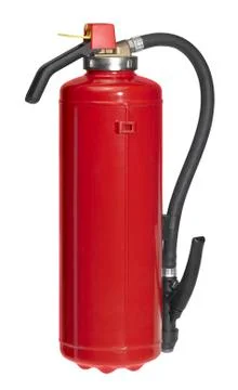 Red fire drencher Stock Photos