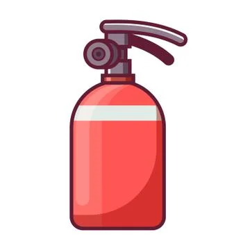 Red Fire Extinguisher Icon Stock Illustration