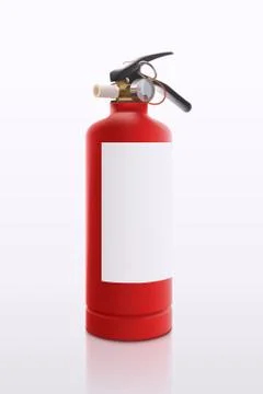 Red fire extinguisher Stock Illustration