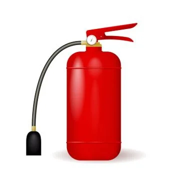 Red fire extinguisher. Stock Illustration