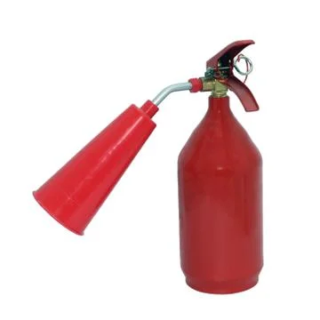 The red fire extinguisher Stock Photos