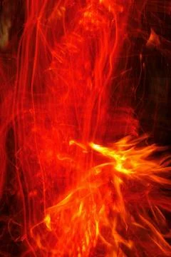 Red fire flames Stock Photos