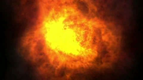 Red fire, high-definition 3d render 스톡 동영상 12546401