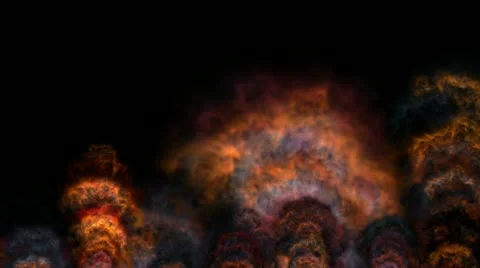 Red fire, high-definition 3d render 스톡 동영상 12546526