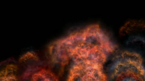 Red fire, high-definition 3d render 動画素材 12546809