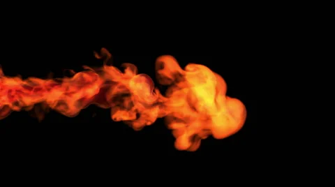 Red fire, high-definition 3d render Vidéo 61479512