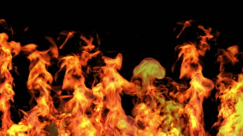 Red fire, high-definition 3d render Vidéo 61479515