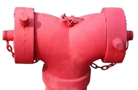 Red fire hydrant Stock Photos