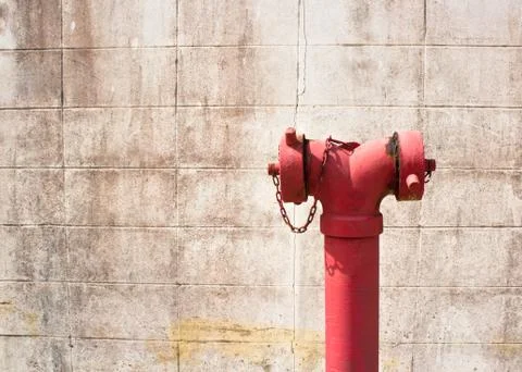 Red fire hydrant Stock Photos