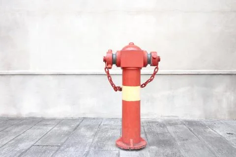 Red fire hydrant Stock Photos