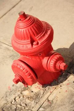 Red Fire Hydrant Stock Photos