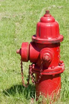 Red Fire Hydrant Stock Photos