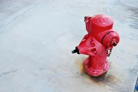 Red Fire Hydrant 스톡 사진