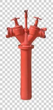 Red fire hydrant Stock Photos