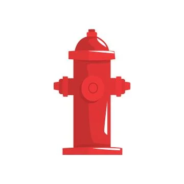 Red fire hydrant vector Illustration Stock Illustration