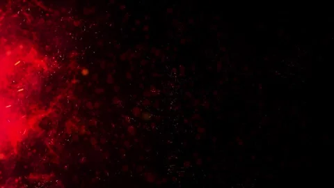 Red Fire Storm Abstract Blizzard 4K Loop Stock Footage 316982938