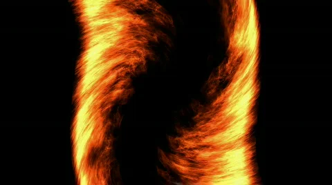 Red fire like as tornado shape. Stock Footage 799448