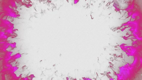 Red Fire Transition Alpha - High Quality Stock Footage Stock Footage 310750270