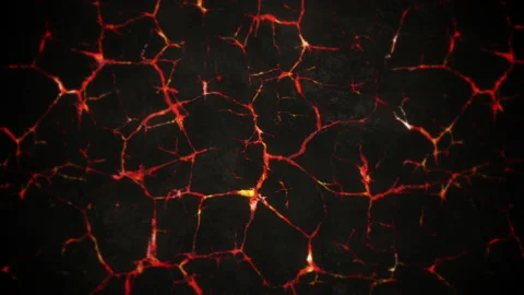 Red fire in underground of hell Stock Footage 232843151