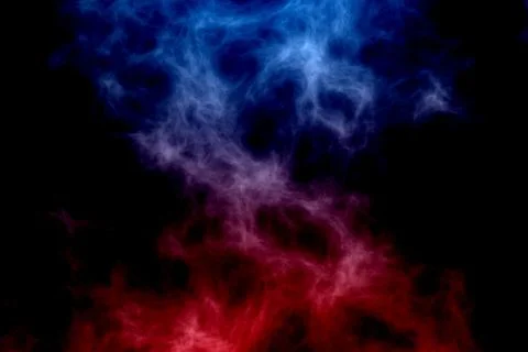 Red fire versus blue ice dynamic abstract background with star texture Stock Illustration