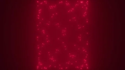 Red Firefly Orb Dancing In A Circular Motion On A Foggy Night Loop Stock Footage 244330894