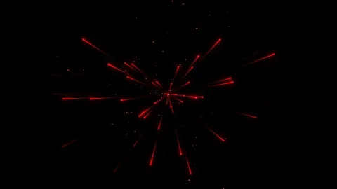 Red firework particle beautiful background Stock Footage 88606806