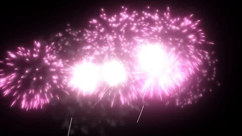Red fireworks as background for holidays like New Year, Christmas. V27 Stock Footage 101730309