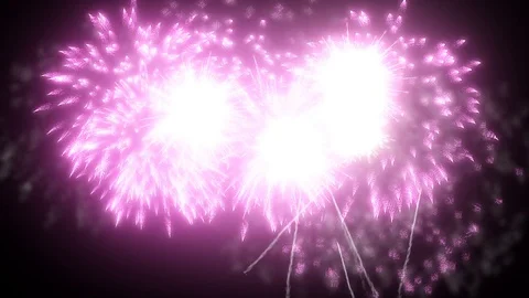 Red fireworks as background for holidays like New Year, Christmas. V10 Stock Footage 101730502