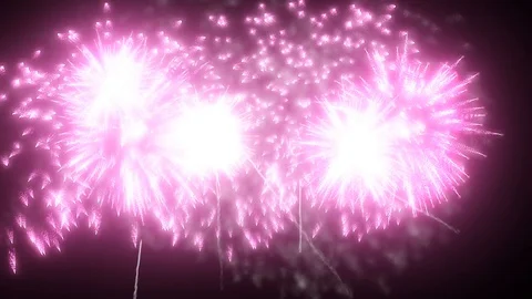 Red fireworks as background for holidays like New Year, Christmas. V11 Stock Footage 101730516