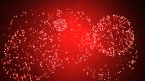 Red Fireworks Vidéo 597872