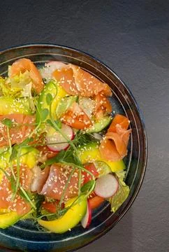 Red fish dish Stock-Fotos